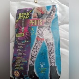 NWT Men's 80's To The Maxx Zebra Pants